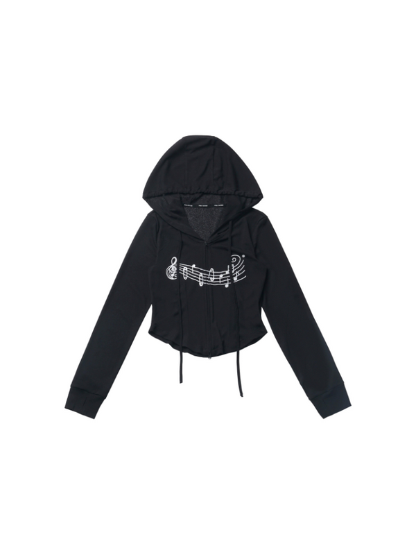 スポーティーミックストップス+フードパーカー+キャミソール+キュロット