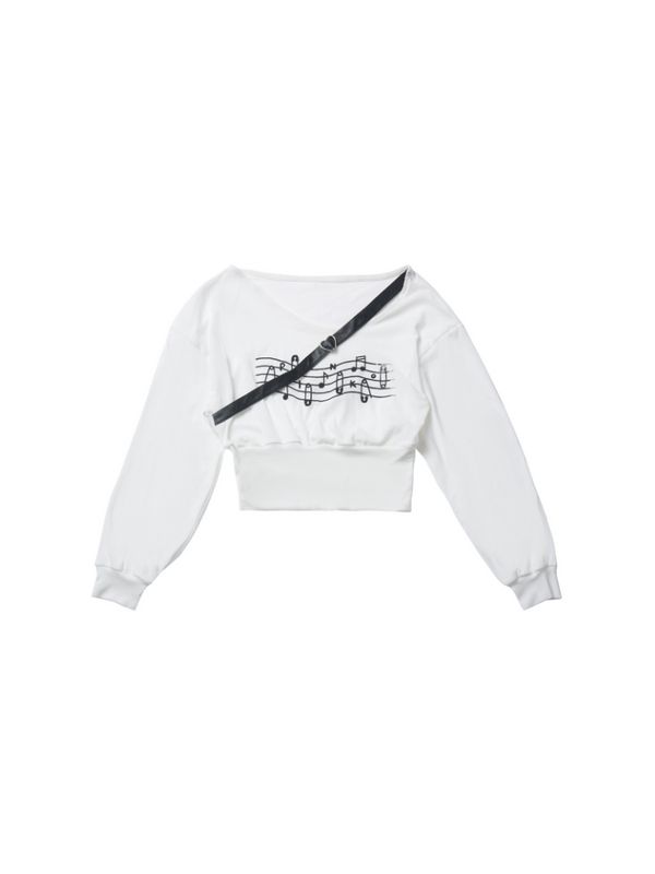 Sporty mix top + hooded hoodie + camisole + culottes