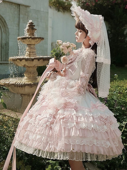 【12月26日予約締切】ピュアスイートローズファンタジーティアードロリータドレス
