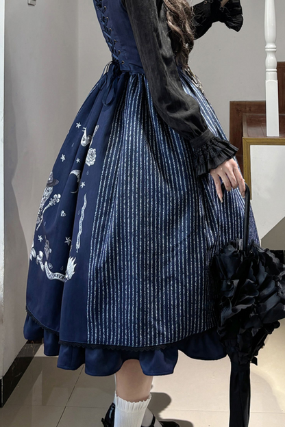 魔法学園レトロエレガントロリータジャンパースカート