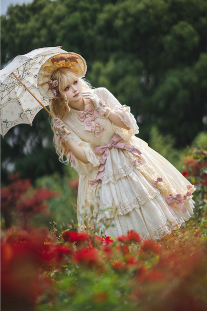 エレガントプリンセススリーブロリータドレス