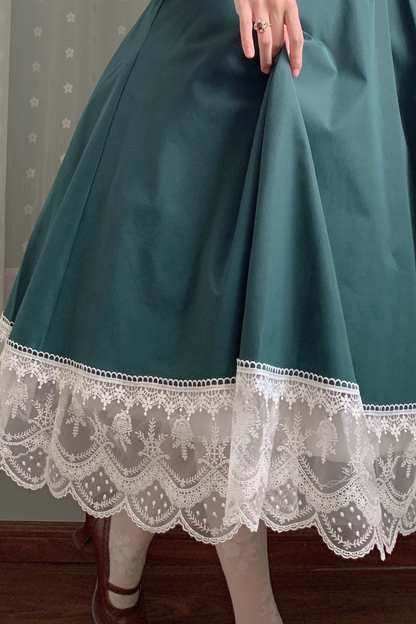 Elegant Retro Lace Classic Lolita Dress