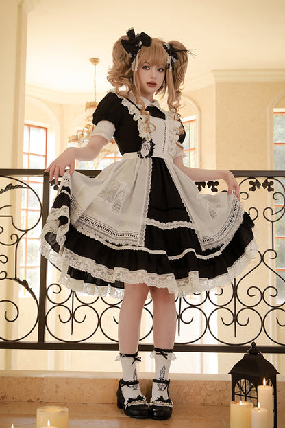 Candlestick Dark Girl Style Design Doll Lolita Dress