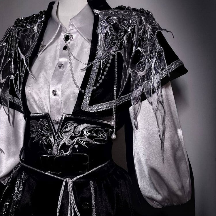 【予約商品】ダークファンタジーエンブロイダリーケープ＋シャツ＋コルセットトレーン＋パンツ/スカートコンプリートセット＋フルセット