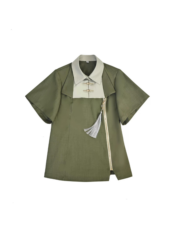 China mode summer top + shorts