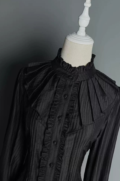 【1月8日予約締切】ダークナイトバトラーゴシックシリーズラッフルシャツ