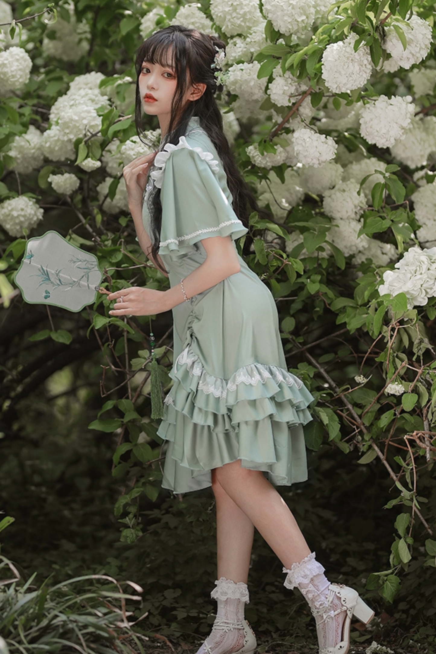 Frill Retro Cheong Dress