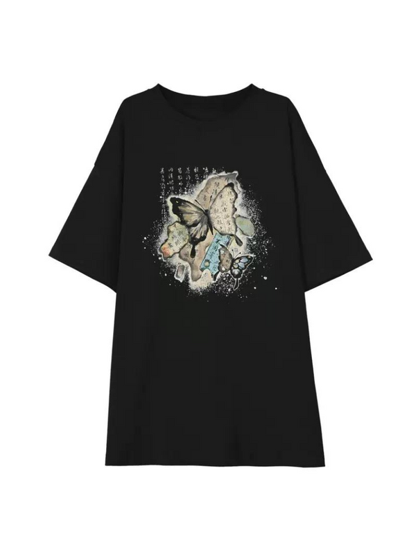 スリットショートオーバーチャイナトップス