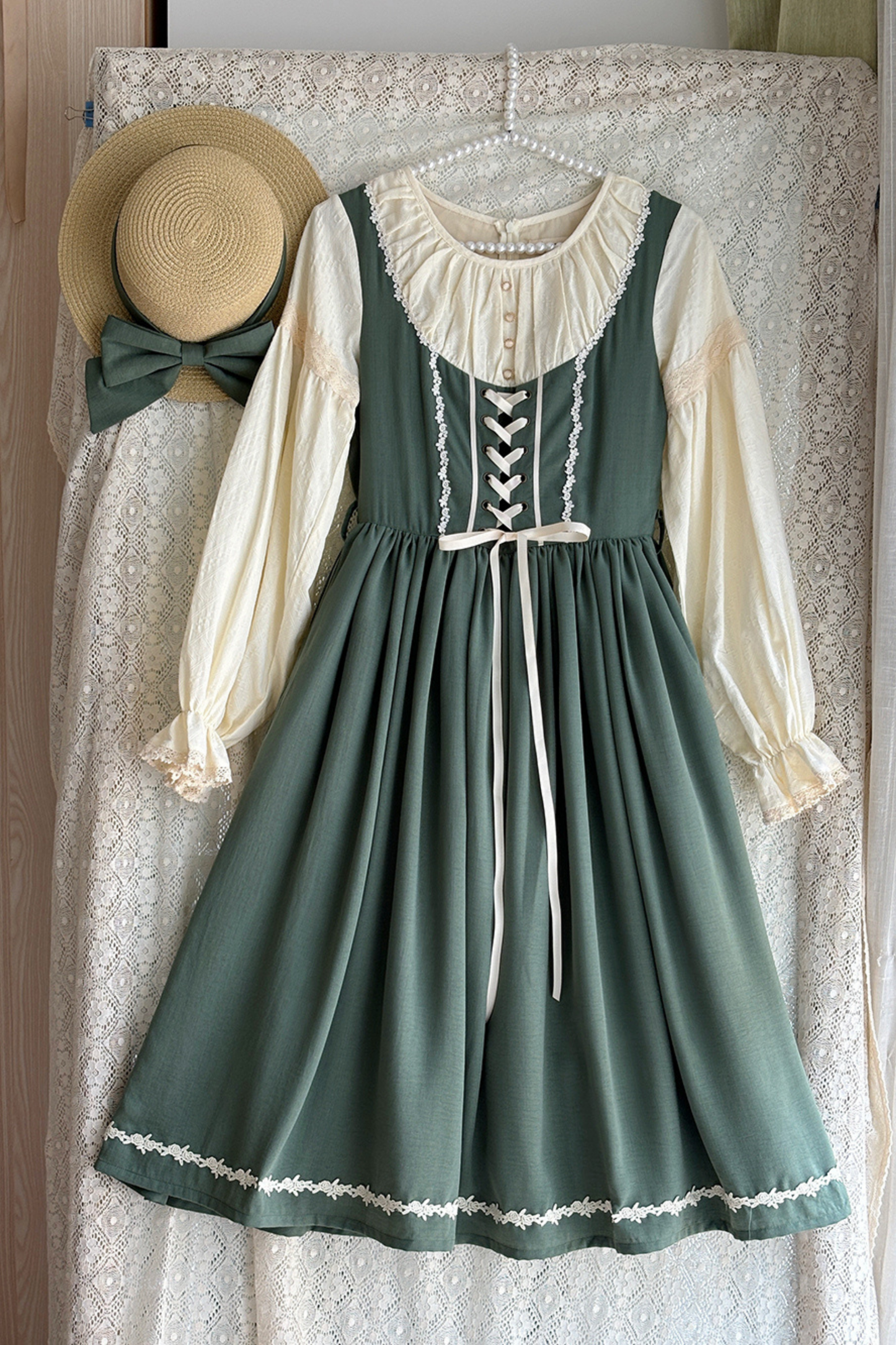 スケッチワイルドローズエレガントロリータドレス