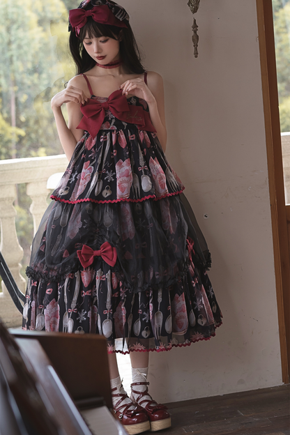 ストロベリーボックスロリータキャミソールドレス