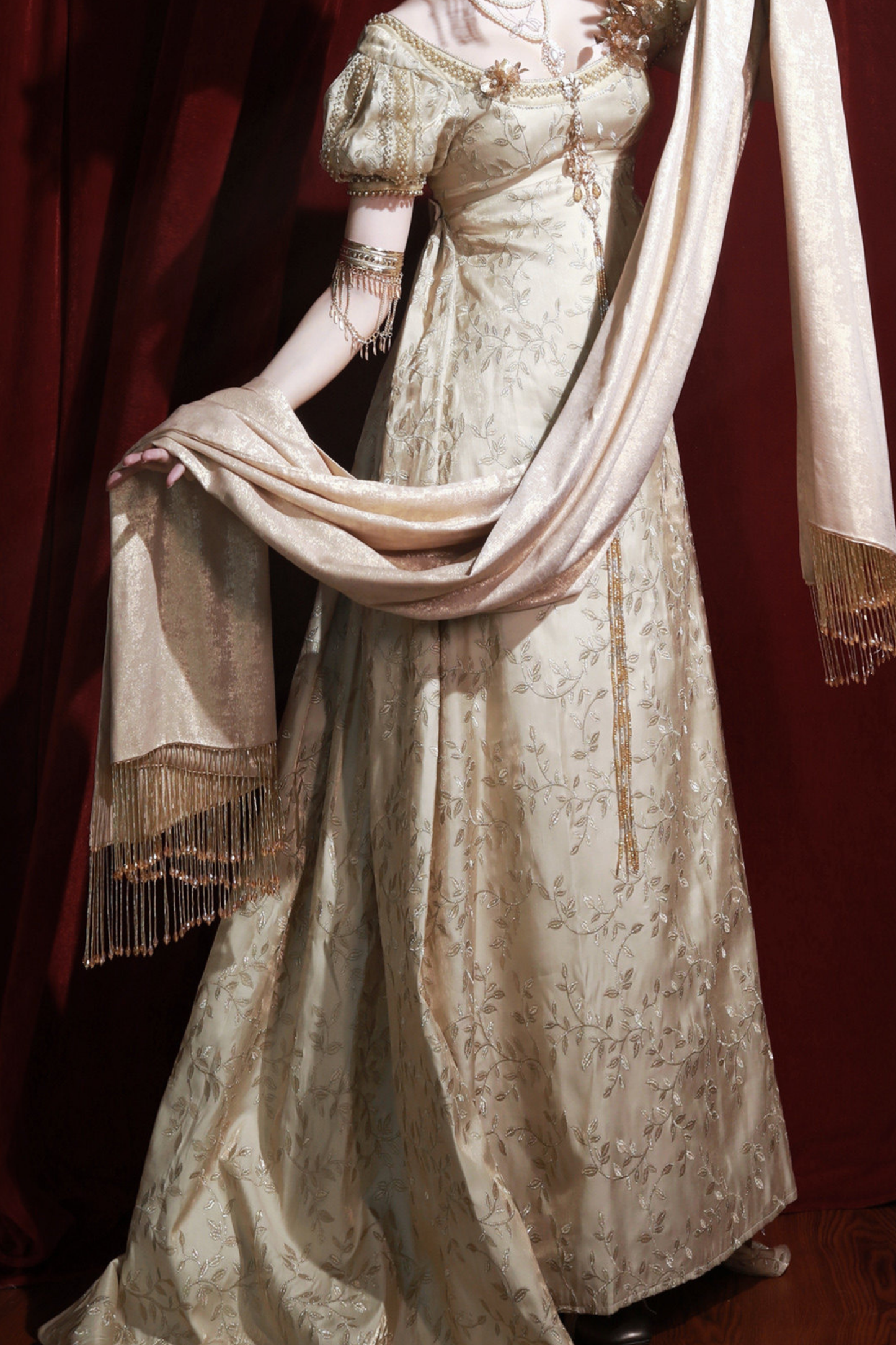 Twilight Elegant Lolita Dress + Shawl + Brooch + Bag