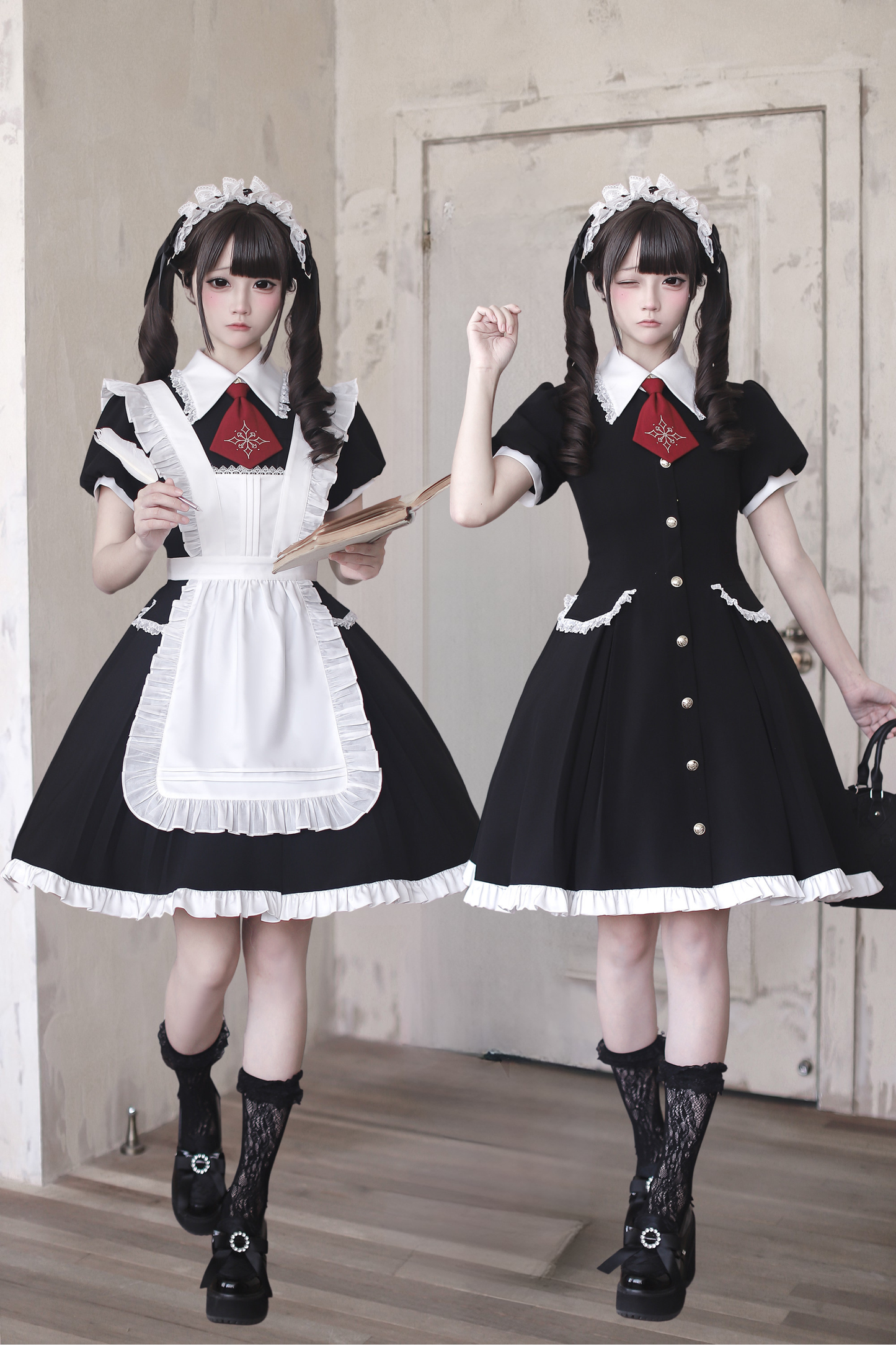 [Date limite de précommande : 29 avril] Tablier Maid Lolita Gothique