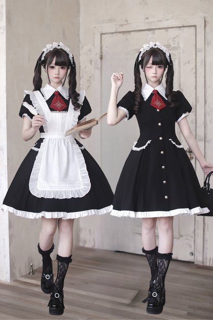 [Date limite de précommande : 29 avril] Tablier Maid Lolita Gothique