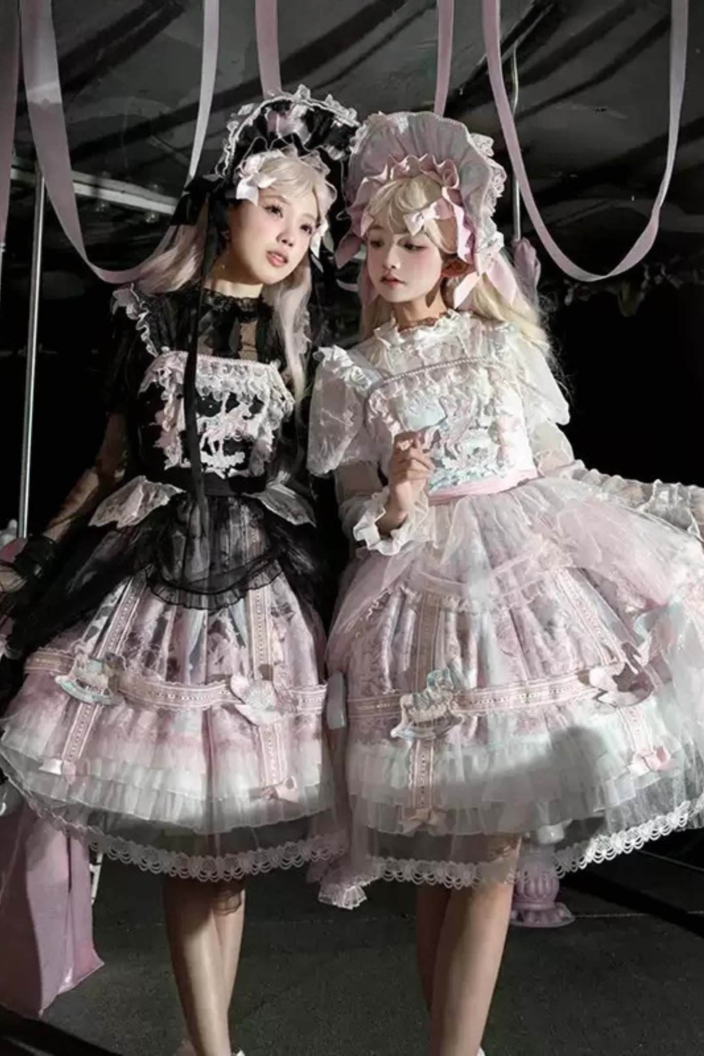 【予約商品】ペガサスガーデンチュールカーテンバードケージサスドレス＋ボンネット