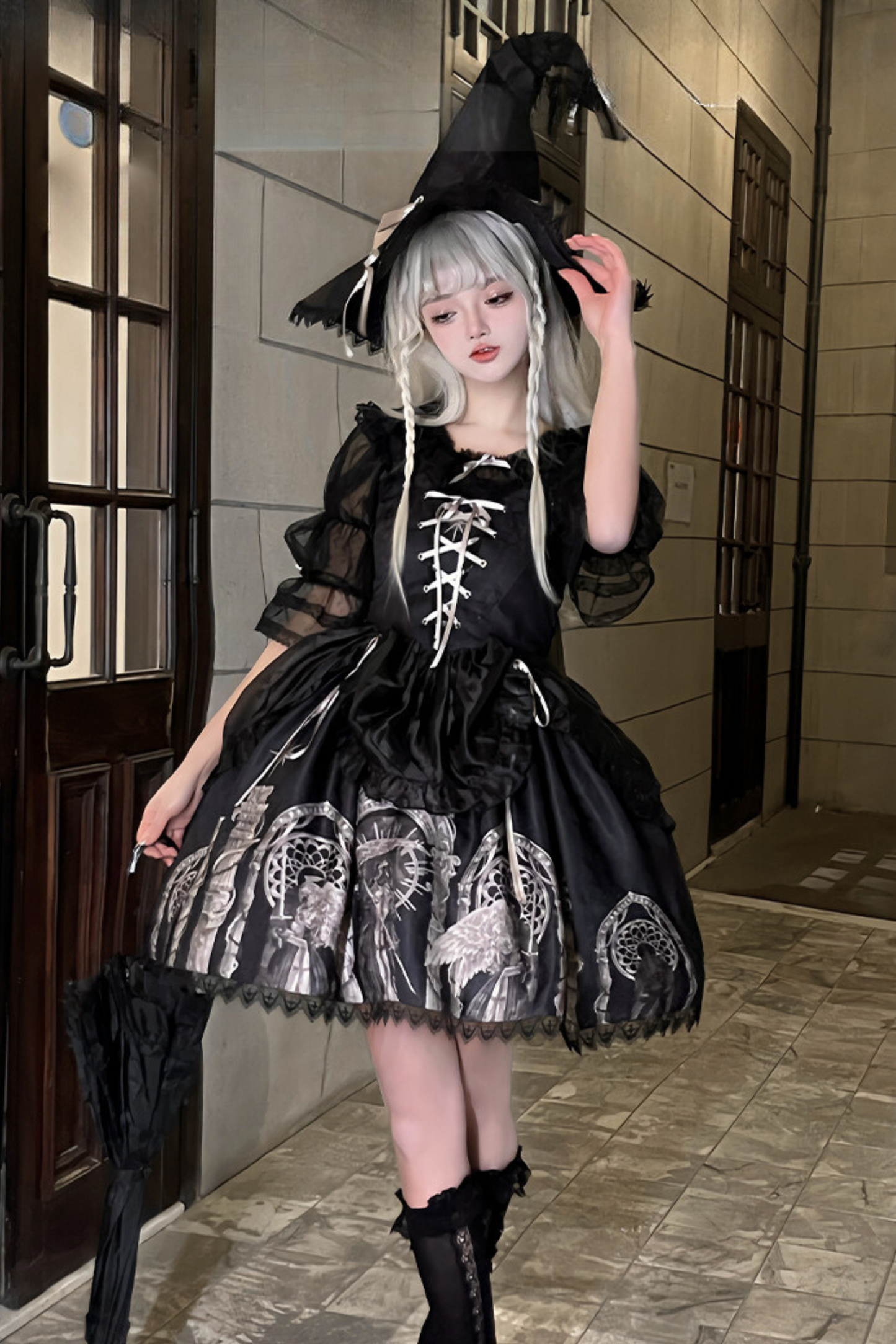 Eternal Night Dark Ballet Tile Gothic Bischedres Suit