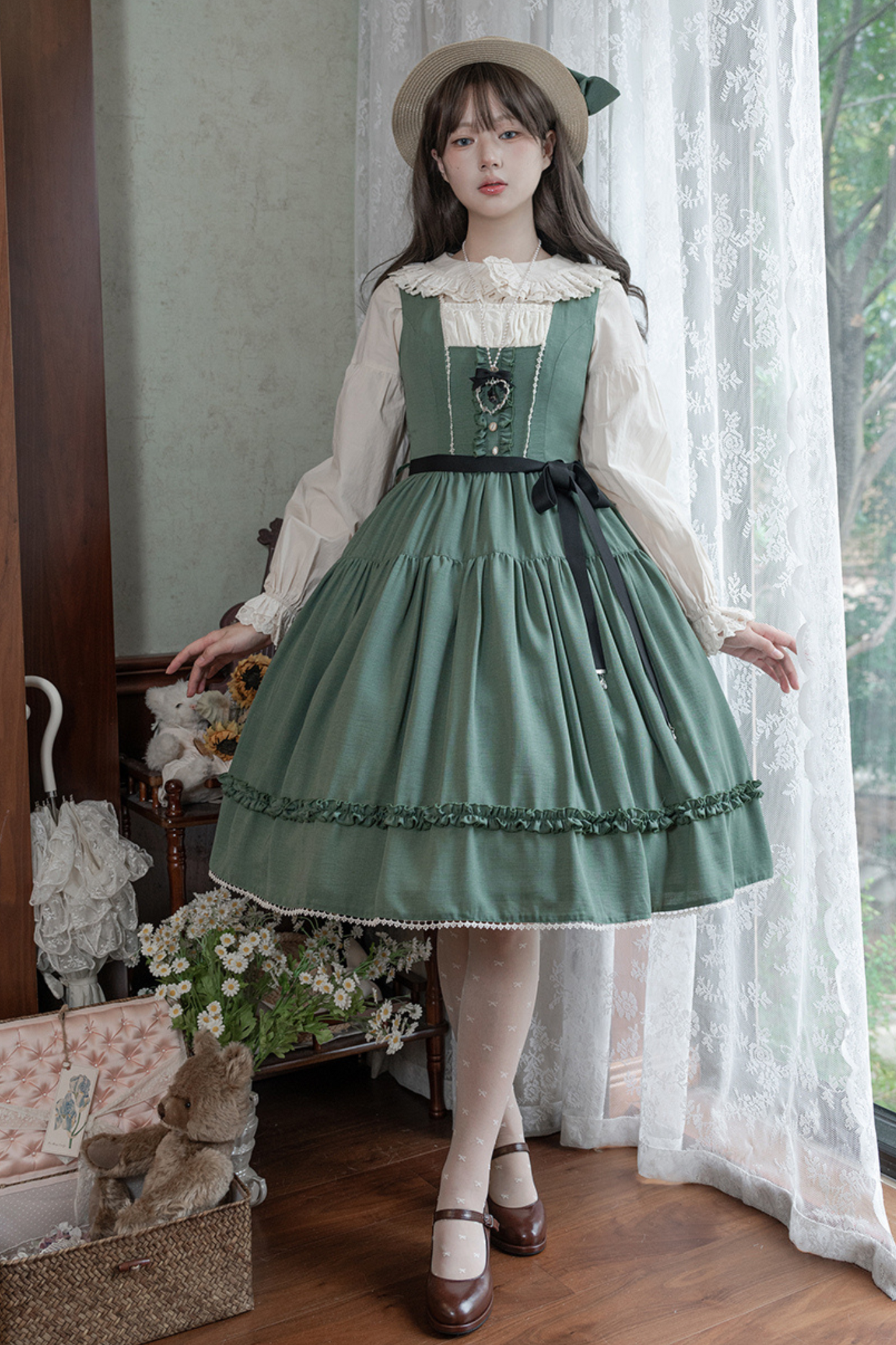 Sketch Wild Rose Elegant Lolita Jumperskirt