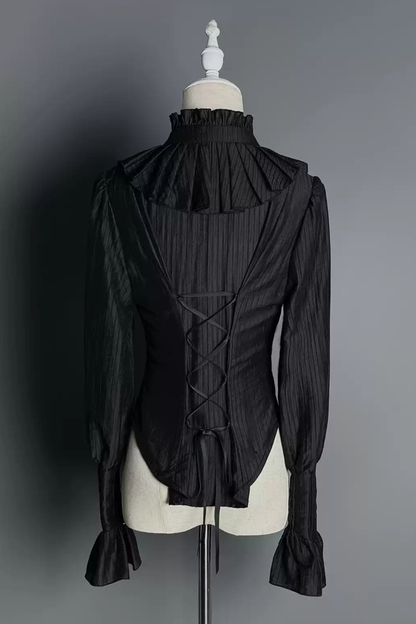 【1月8日予約締切】ダークナイトバトラーゴシックシリーズラッフルシャツ