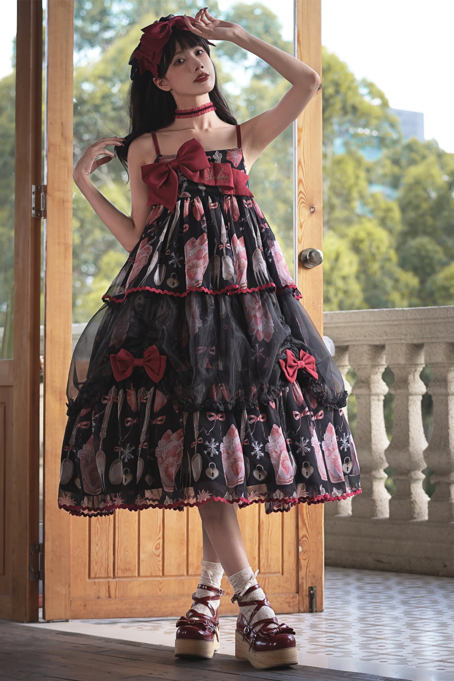 ストロベリーボックスロリータキャミソールドレス