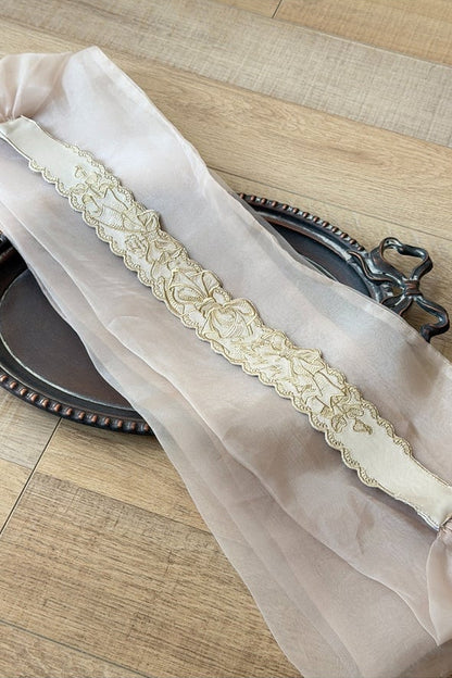 [Pre-order Deadline: July 31] Romantic Sweet Lolita Series Accessories (Flower-Embroidered Waist Ribbon, Corsage with Parfum Emblem, Hair Clip) [Exclusive Sale for Dress Purchasers]