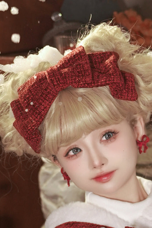 Sweet Carol Fur Suspender Dress + Cape + Top + Pannier + Hair Accessory