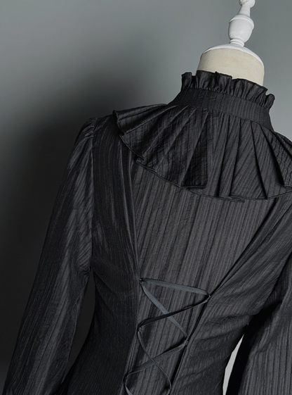 【1月8日予約締切】ダークナイトバトラーゴシックシリーズラッフルシャツ