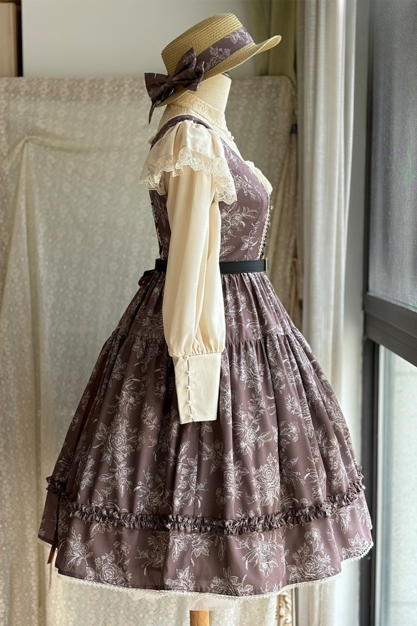 Sketch Wild Rose Elegant Lolita Jumperskirt