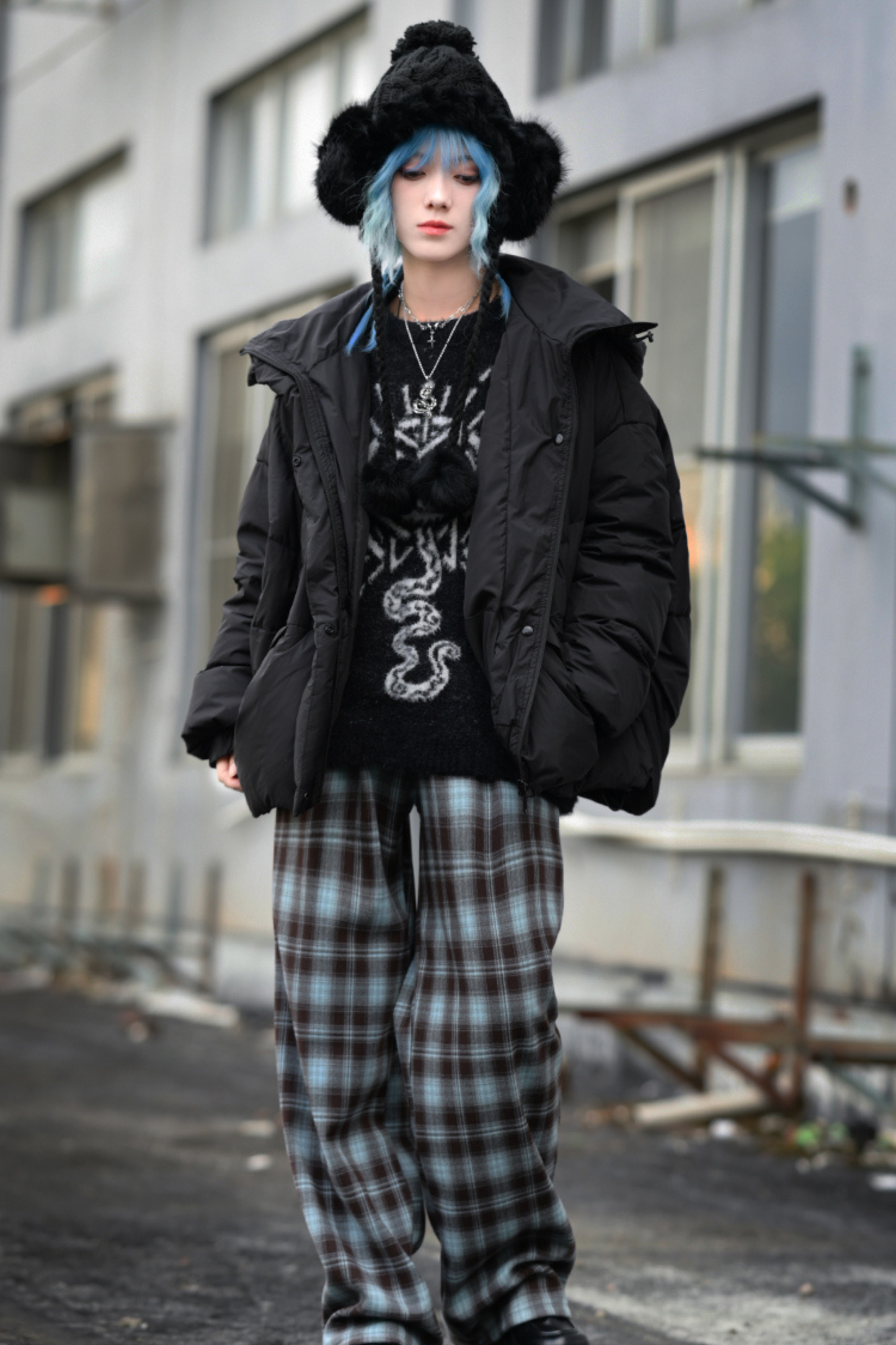 White Duck Hooded Down Jacket