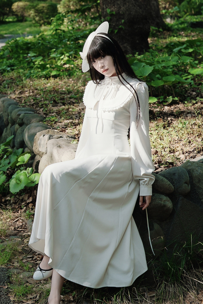 マグルフランスヴィンテージ レースドレス