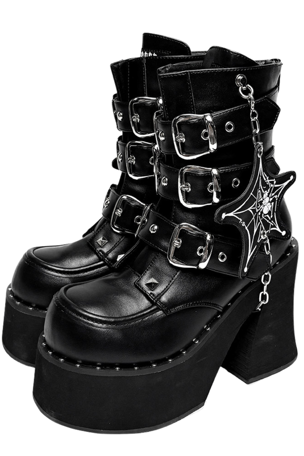 Punk Dark Y2K Boots