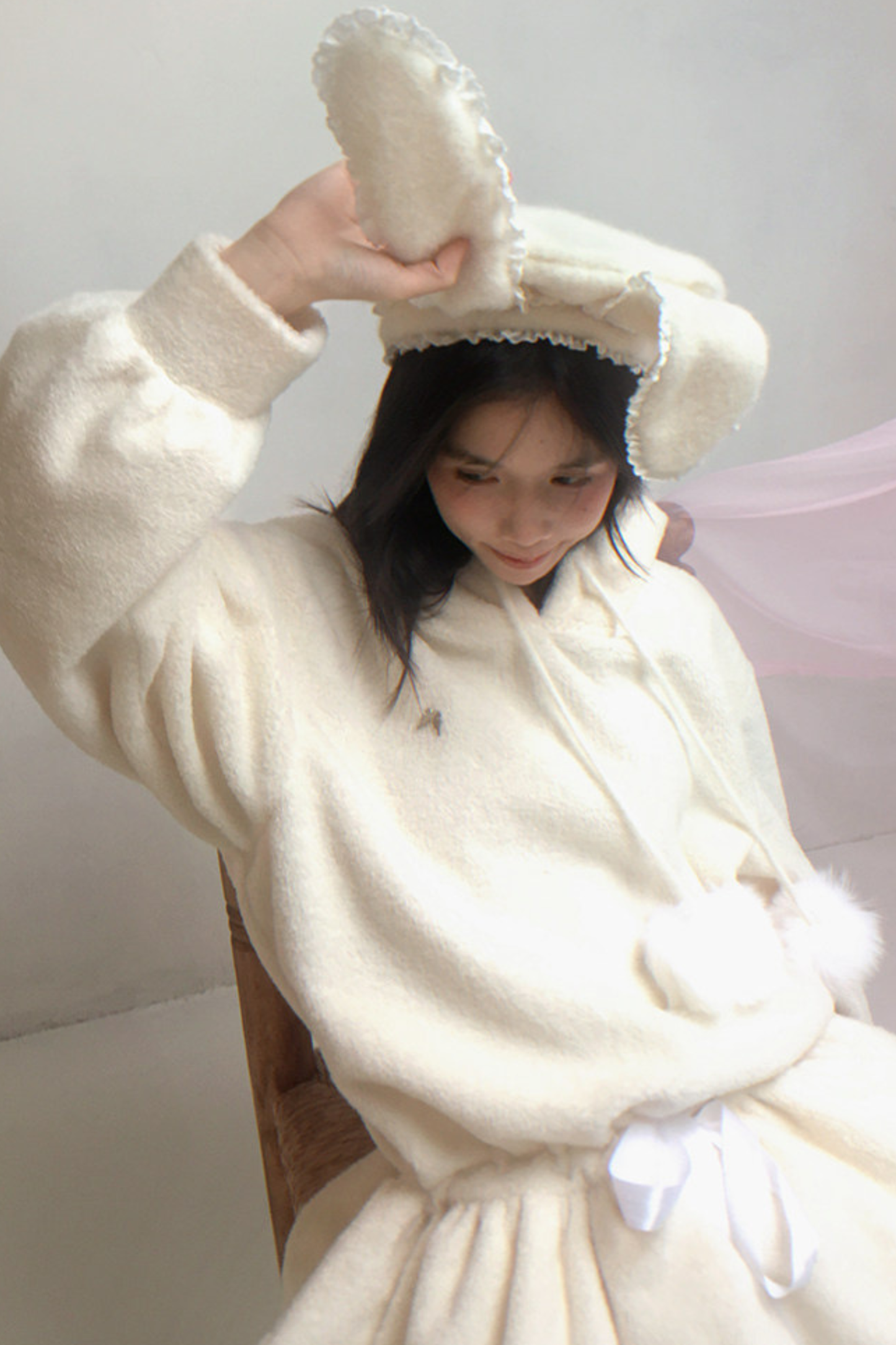 Plush Lace Angel Dress