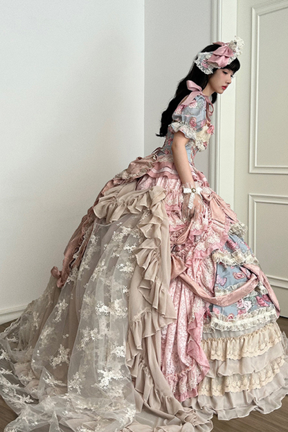 ジュエルローズフラワーマリッジロリータセットアップ