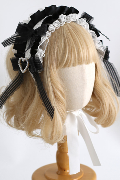 モノクロシックフロルドールロリータアクセサリー