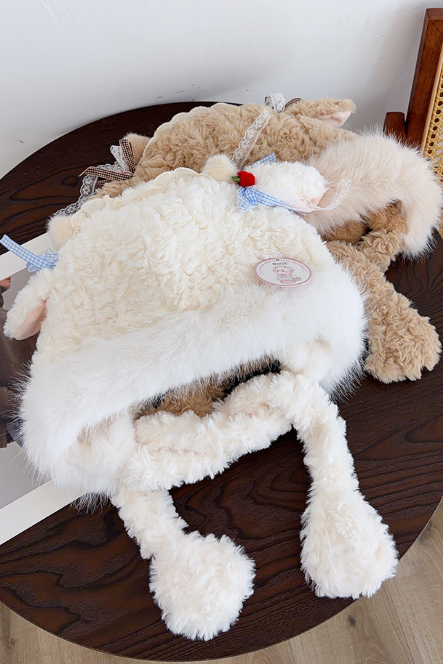 ラムファーハット+スカーフ