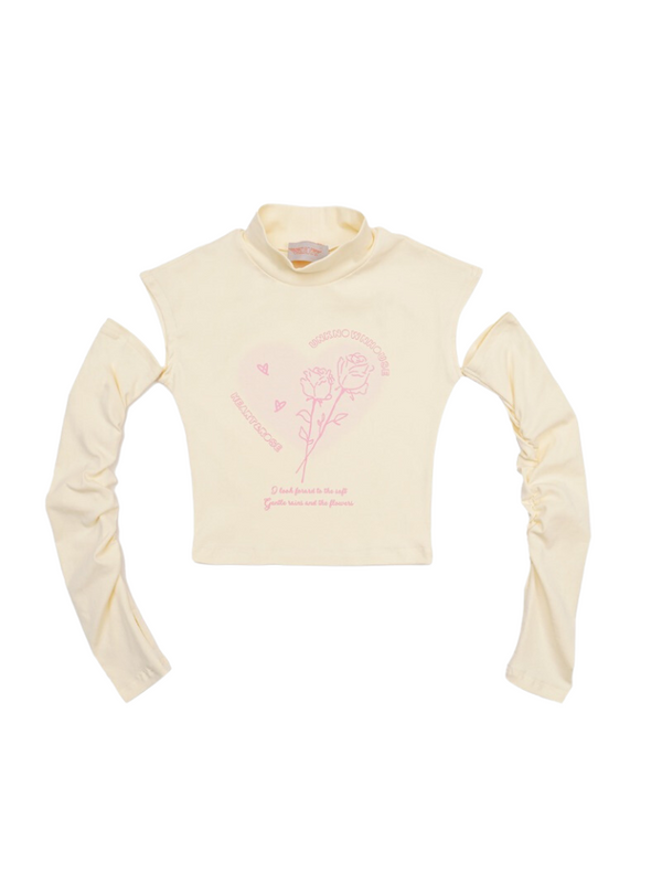 プリントアメリカンショートスリーブTシャツ＋アームカバー