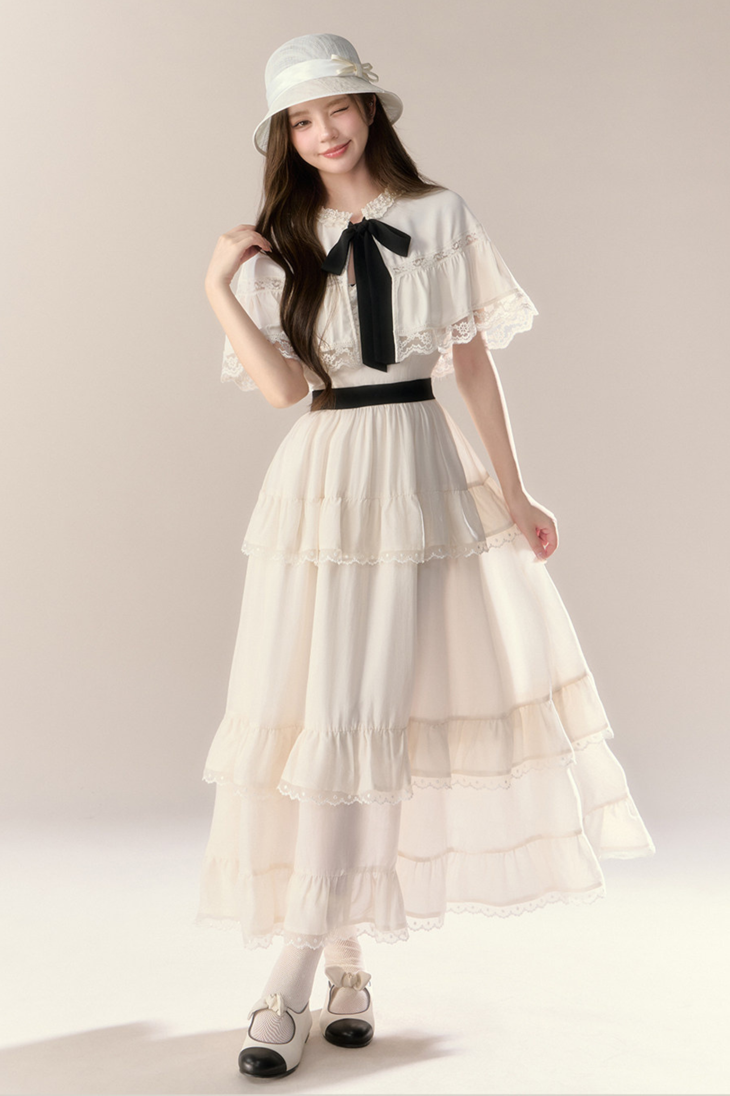 ヴェリービューティフルティアードドレス