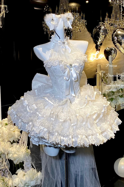 Short Swan Lolita Dress