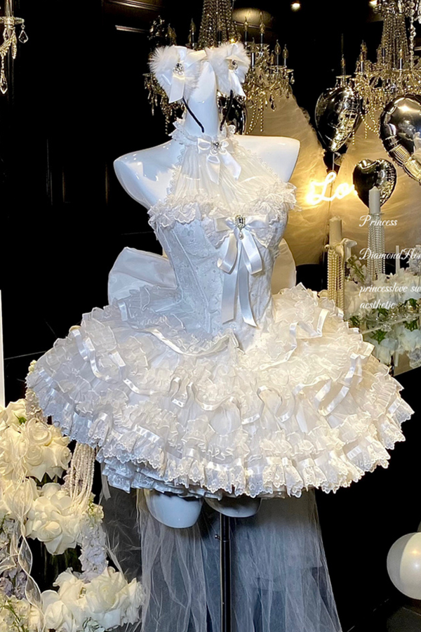 Short Swan Lolita Dress