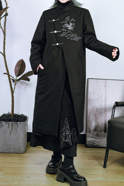 Retro Chinacross Body Coat