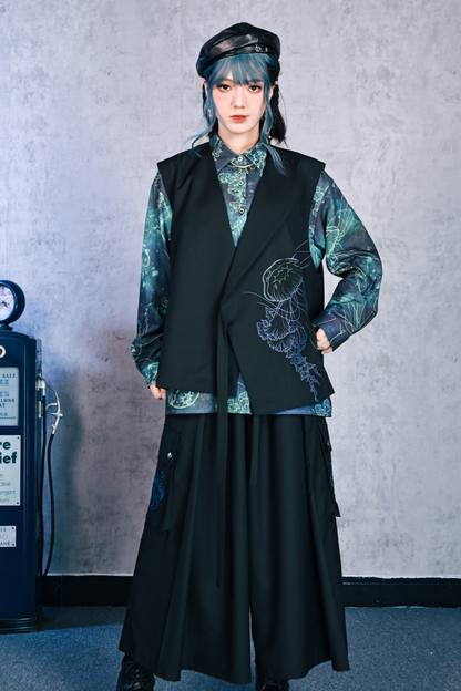 アシンメトリーレイヤードベスト