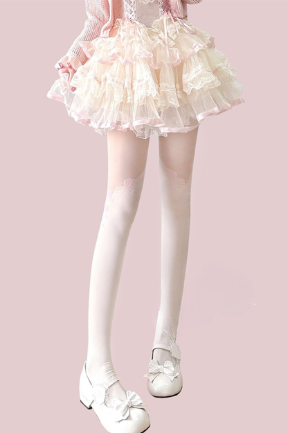 Rose Lolita Tights