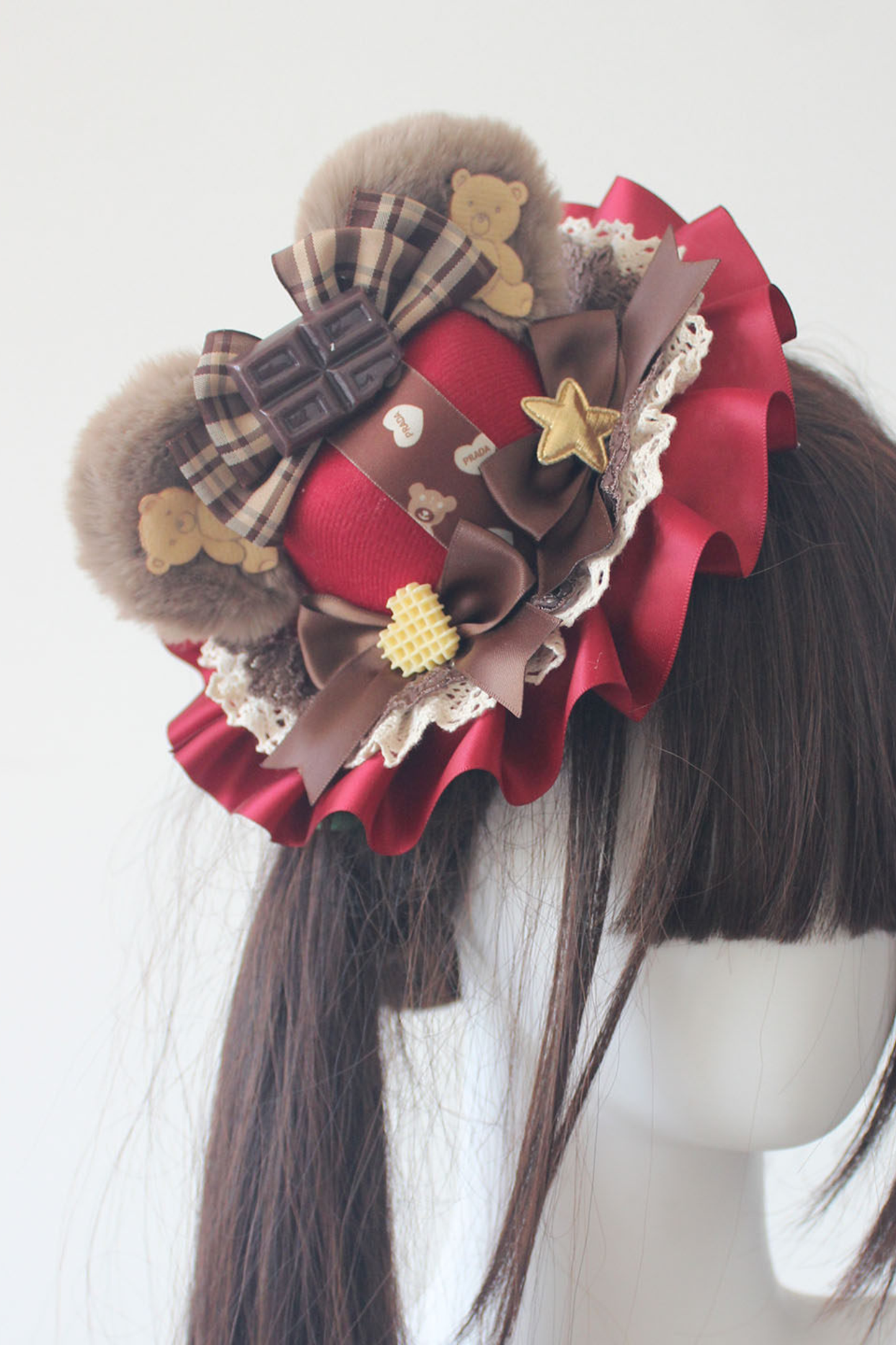 ベアイヤロリーターハット