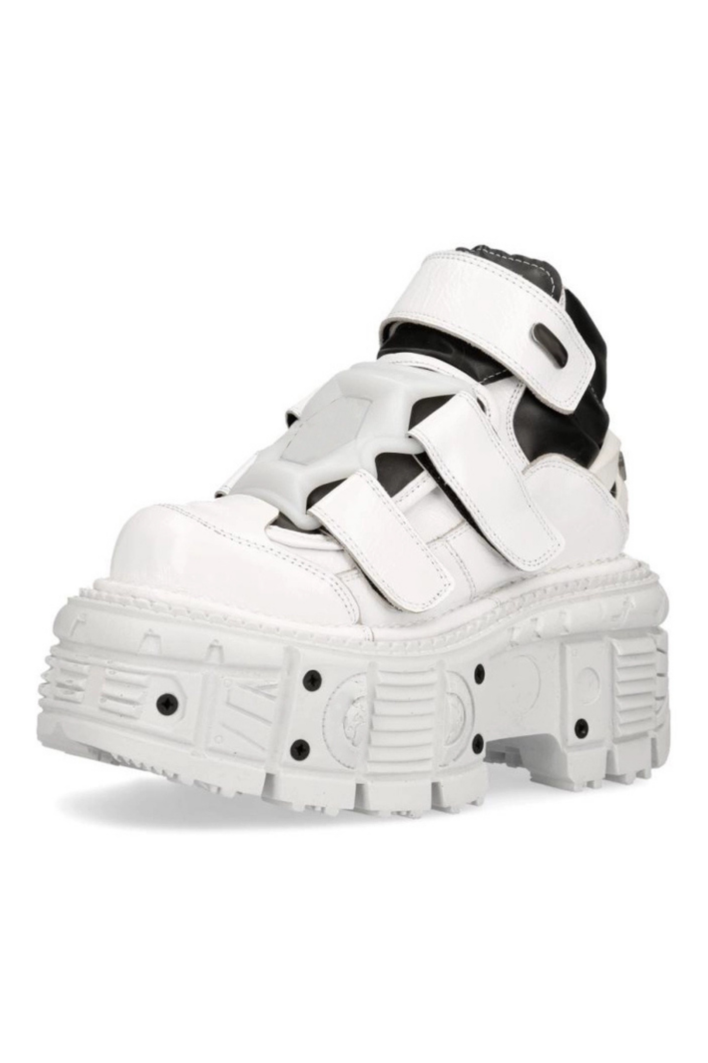 Y2K Mode High-Top-Plateau-Sneaker