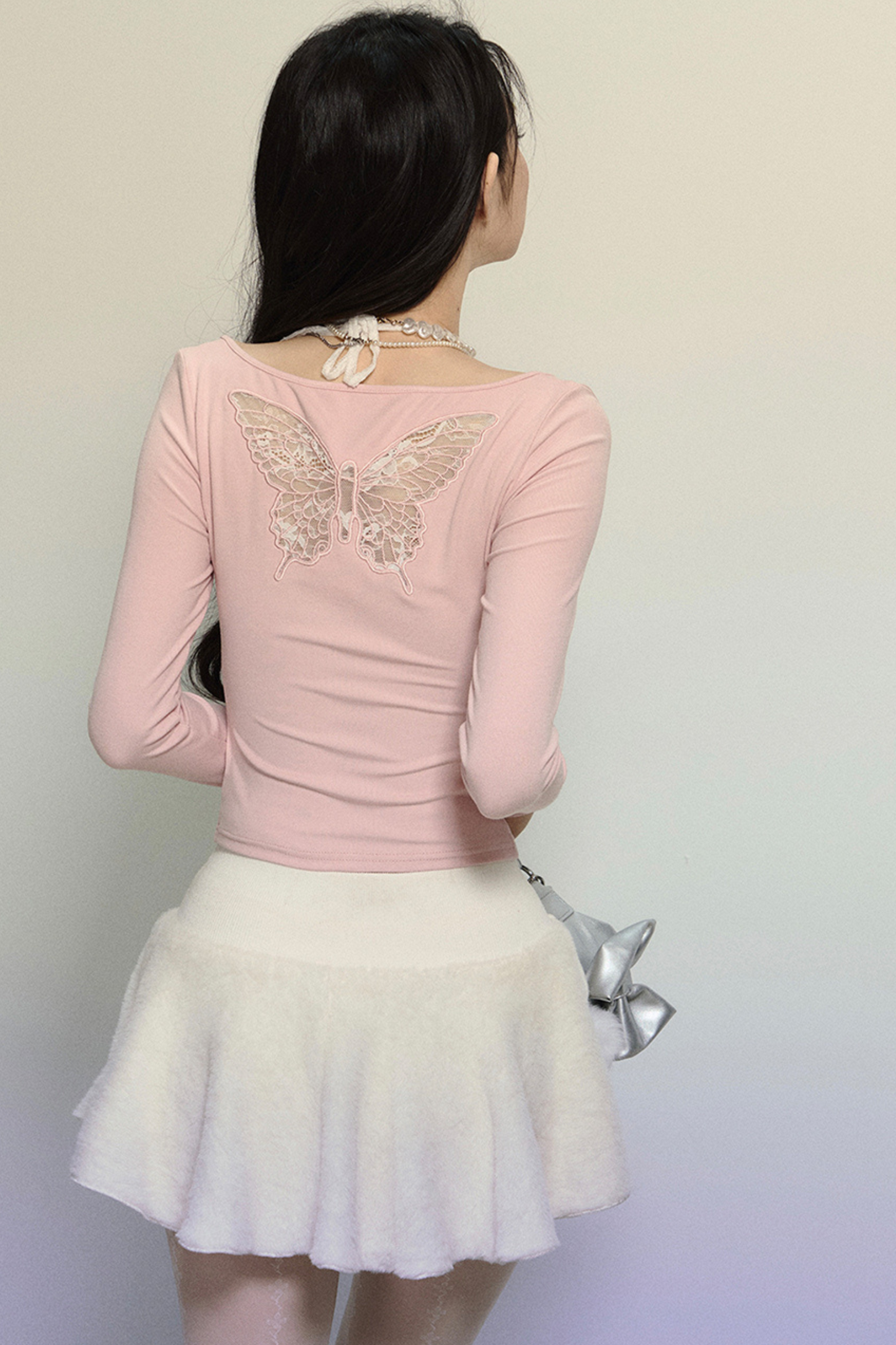 Lace Halterneck Sweet Top