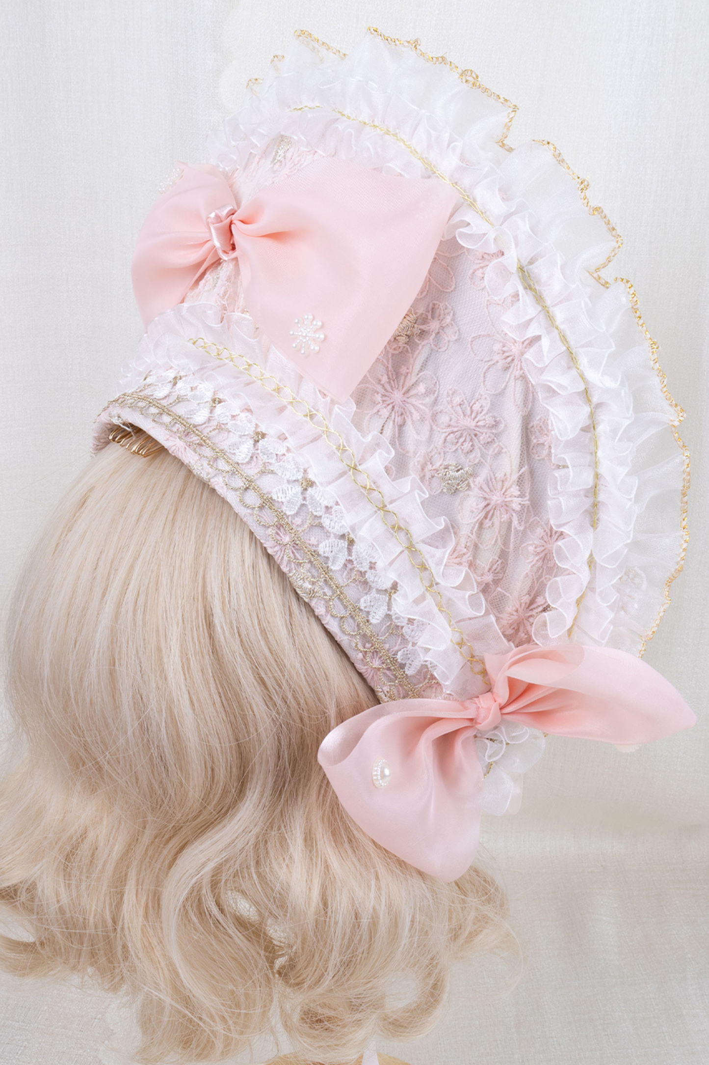 ローズティーパーティーロリータボンネット