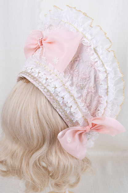 ローズティーパーティーロリータボンネット