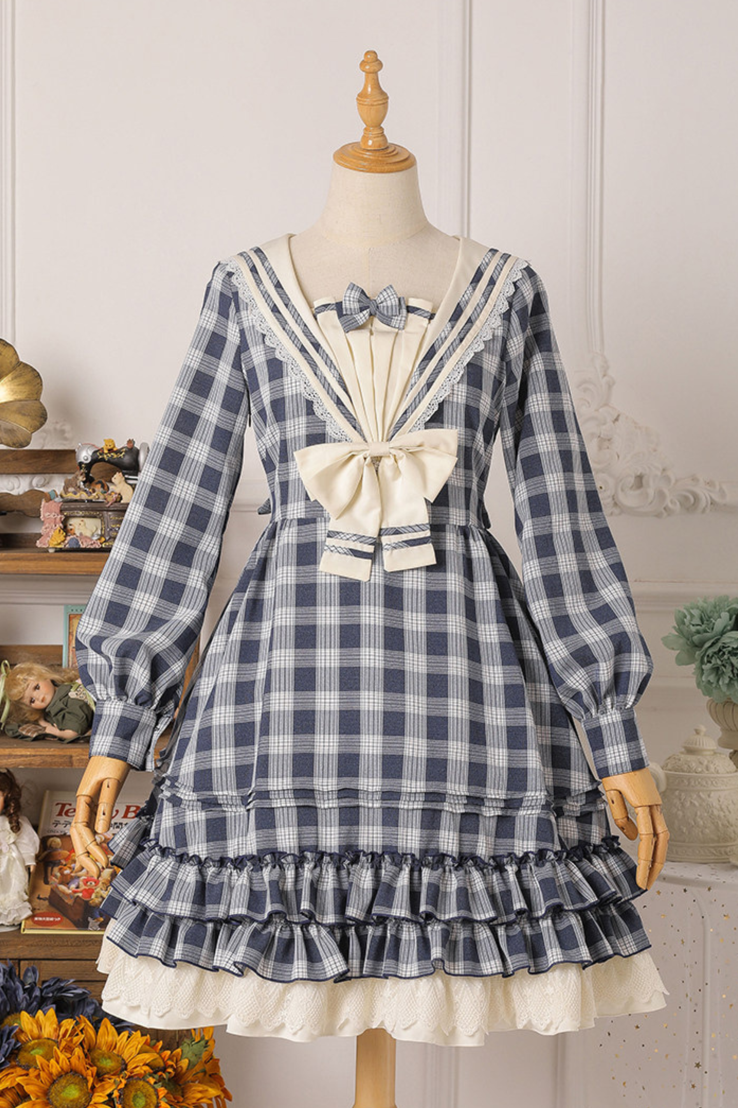 Sweet Witch Check Lolita Dress