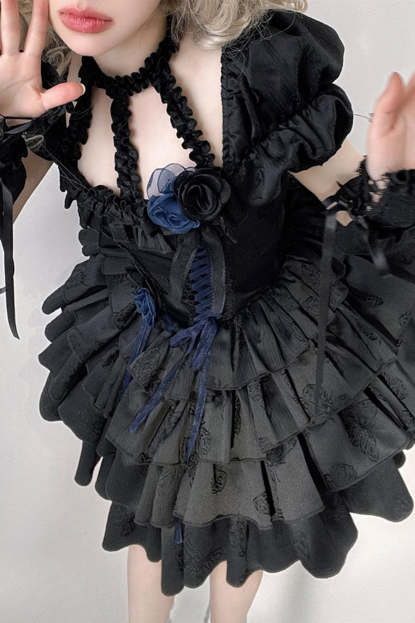 [Pre-order product] Generation Lace-up Chic Dress