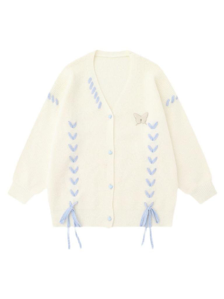 Butterfly Strap Love Cardigan