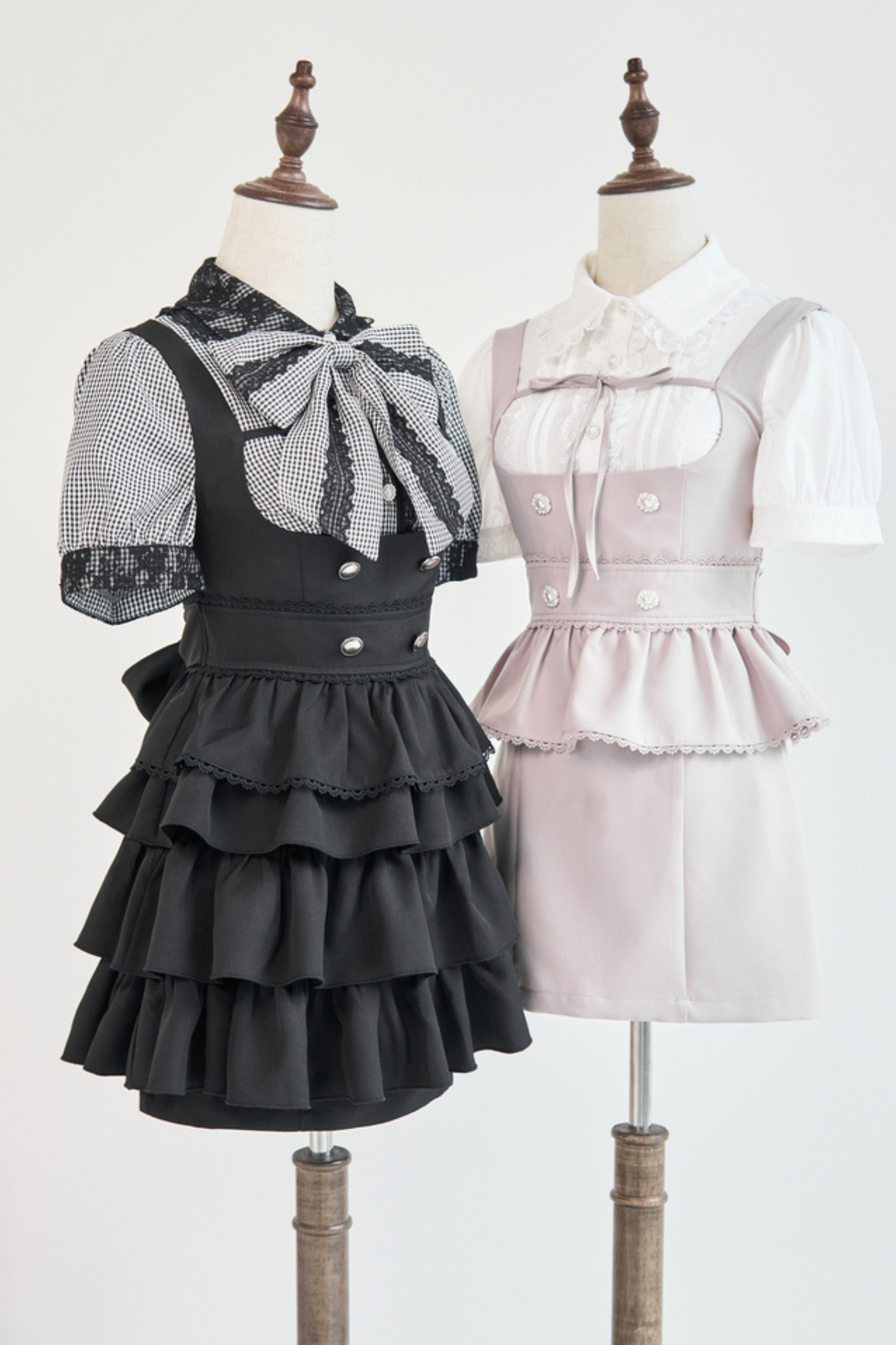 【予約商品】レースリボンシャツ＋サスドレス2WAYスイート&スパイシー