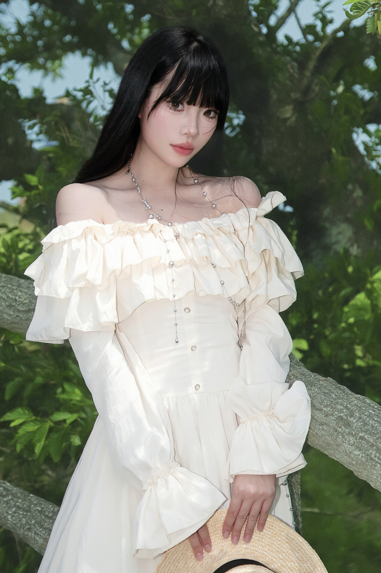 Sweet Frill One Shoulder Dress